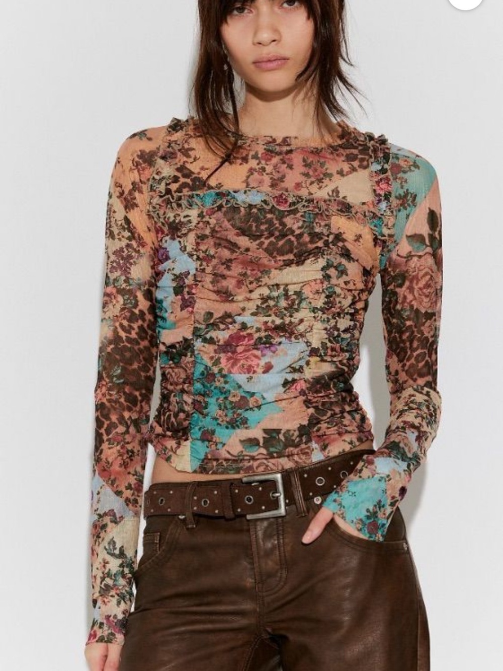 Free People Ariana Long Sleeve Top. Size XSmall!! NWT!!!